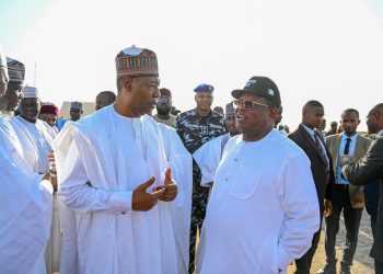 Umahi Arrives Borno Ahead Of Flag-off Of Bama-banki And Dikwa-gamboru-ngala Road Rehabilitation Projects