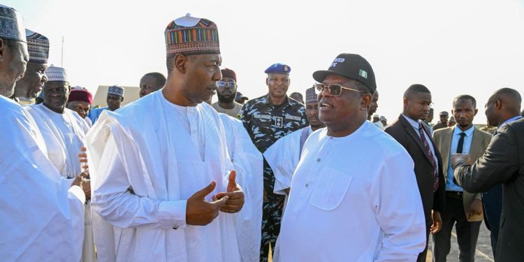Umahi Arrives Borno Ahead Of Flag-off Of Bama-banki And Dikwa-gamboru-ngala Road Rehabilitation Projects