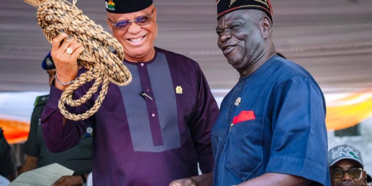 Gov Eno Commissions 6.475km Amanyam–Mbiaso Road, Promises More People-Oriented Projects