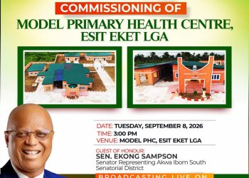 Eno’s 39-30 Projects: Esit Eket Gets New Model Primary Health Centre